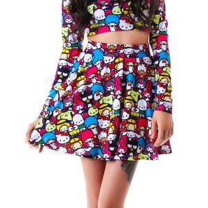JapanLAx Sanrio Hello Kitty Skater Skirt-Dollskill